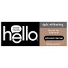 imageHello Activated Charcoal Epic Teeth Whitening Fluoride Free Toothpaste and Toothbrush Fresh Mint and Coconut Oil Vegan SLS Free Gluten Free and Peroxide Free 4 Ounce Pack of 24 Ounce Pack of 1