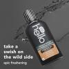 imageHello Activated Charcoal Extra Freshening Mouthwash Natural Fresh Mint and Coconut Oil Fluoride Free Alcohol Free Vegan SLS Free and Gluten Free 16 Fl Oz Pack of 3Charcoal