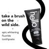 imageHello Activated Charcoal Toothpaste Fluoride Toothpaste with Activated Charcoal Teeth Whitening Toothpaste with Fresh Mint and Coconut Oil No SLS Vegan Gluten Free 3 Pack 4 OZ TubesMint