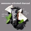 imageHello Activated Charcoal Toothpaste Fluoride Toothpaste with Activated Charcoal Teeth Whitening Toothpaste with Fresh Mint and Coconut Oil No SLS Vegan Gluten Free 3 Pack 4 OZ TubesMint