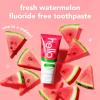 imageHello Natural Watermelon Flavor Baby ampamp Kids Fluoride Free Toothpaste Vegan SLS Free Gluten Free Safe to Swallow for Baby and Toddlers 42 Ounce Pack of 3Variety Pack