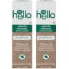 imageHello Naturally Whitening Fluoride Toothpaste Natural Whitening Toothpaste with Coconut Oil and Tea Tree Oil Tames Bad Breath Helps Moisturize and Fights Cavities Mint 3 Pack 47 Oz TubesMint