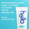 imagehello All Over Sweet Coconut Deodorant Cream Aluminum Free Deodorant Cream for Pits Privates  More Offers 72 Hours of Freshness Safe for Sensitive Skin Vegan 1 Pack 3 Oz TubeClean  Fresh