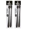 imagehello Charcoal Soft Toothbrush with Activated Charcoal from Sustainable Bamboo BPA Free Made from PlantBased Materials 4 Pack