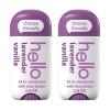 imagehello Lavender Vanilla Aluminum Free Deodorant for Women and Men with Shea Butter 24Hour Freshness Baking Soda Free Deodorant Dermatologically Tested 26 oz Stick 2 Pack