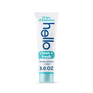 imagehello All Over Sweet Coconut Deodorant Cream Aluminum Free Deodorant Cream for Pits Privates  More Offers 72 Hours of Freshness Safe for Sensitive Skin Vegan 1 Pack 3 Oz TubeClean  Fresh