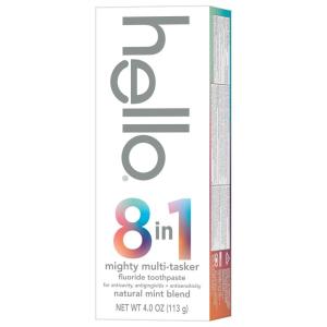 imagehello Mighty Multitasker Fluoride Toothpaste 8in1 Toothpaste with Minty Flavor Anticavity Antigingivitis Antisensitivity Strengthens Enamel and Whitens 2 Pack 40 Oz Tubes4 Ounce Pack of 1