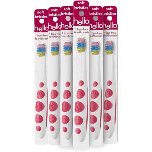 imagehello Soft Kids Toothbrushes Unicorn Toothbrush Pack with Wide Handles Made for Kids of All Ages BPAFree Super Soft Bristles Gentle on Gums Tough on Pesky Plaque 6 Pack1 Count Pack of 6