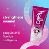 image:imageHello Penguin Chill Kids Toothpaste with Fluoride Kids Mint Toothpaste with Cherry Flavor Freshens Breath and Helps Prevent Cavities Strengthens Enamel SLS Free 42 oz Tube Pack of 3