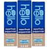 image:imageHello Superfresh Natural Peppermint Fluoride Free Toothpaste 5 Oz Minty Bad Breath Toothpaste Cool and Refreshing SLS Free Vegan Helps Whiten Teeth by Removing Surface Stains 3 Pack