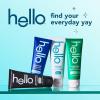 image:imageHello Antiplaque and Whitening Fluoride Free Toothpaste 5 Oz Tube Whitening Toothpaste with Natural Peppermint Flavor and Tea Tree Oil Crushes Tartar and Helps Remove Surface Stains 3 Pack