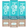image:imageHello Antiplaque and Whitening Fluoride Free Toothpaste 5 Oz Tube Whitening Toothpaste with Natural Peppermint Flavor and Tea Tree Oil Crushes Tartar and Helps Remove Surface Stains 3 Pack