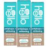 image:imageHello Antiplaque and Whitening Fluoride Free Toothpaste 5 Oz Tube Whitening Toothpaste with Natural Peppermint Flavor and Tea Tree Oil Crushes Tartar and Helps Remove Surface Stains 3 Pack