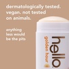 image:imagehello Fresh Citrus Aluminum Free Deodorant for Women and Men 72Hour Deodorant Only 9 Ingredients Baking Soda Free Enriched with Shea Butter Vegan 26 oz Stick Deodorant 2 PackGolden Hour