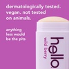 image:imagehello Fresh Citrus Aluminum Free Deodorant for Women and Men 72Hour Deodorant Only 9 Ingredients Baking Soda Free Enriched with Shea Butter Vegan 26 oz Stick Deodorant 2 PackWild Berry