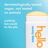 image:imagehello Fresh Citrus Aluminum Free Deodorant for Women and Men 72Hour Deodorant Only 9 Ingredients Baking Soda Free Enriched with Shea Butter Vegan 26 oz Stick Deodorant 2 PackSunny Daze
