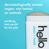 image:imagehello Fresh Citrus Aluminum Free Deodorant for Women and Men 72Hour Deodorant Only 9 Ingredients Baking Soda Free Enriched with Shea Butter Vegan 26 oz Stick Deodorant 2 PackCharcoal