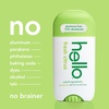 image:imagehello Fresh Citrus Aluminum Free Deodorant for Women and Men 72Hour Deodorant Only 9 Ingredients Baking Soda Free Enriched with Shea Butter Vegan 26 oz Stick Deodorant 2 PackFresh Citrus