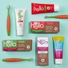 image:imageHello Natural Watermelon Flavor Kids Fluoride Free Toothpaste Vegan SLS Free Gluten Free Safe to Swallow for Baby and Toddlers 42 Ounce Pack of 4