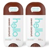 image:imagehello Coconut Deodorant 2 Pack  hello Kids Toothpaste Variety Pack with Dragon Strawberry Unicorn Flavors 42 Ounce Pack of 3