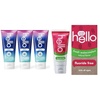 image:imagehello Dragon Dazzle Blue Raspberry Kids Toothpaste amp Kids Natural Watermelon Fluoride Free Toothpaste Vegan amp SLS Free
