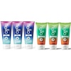 image:imagehello Dragon Dazzle Blue Raspberry and Mermaid Orange Dreamsicle Kids Toothpaste with Fluoride Ages 2 Pack of 3 42 OZ Tubes 6 Total