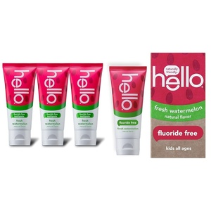 image:imageHello Watermelon Flavor Baby amp Kids Toothpaste Pack of 3  Watermelon Kids Toothpaste