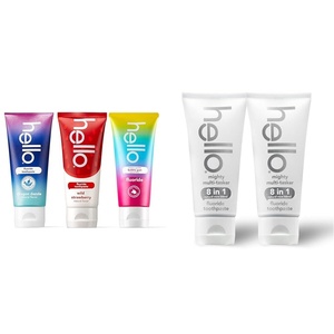 image:imagehello Variety Unicorn Strawberry Dragon Fluoride Kids Toothpaste Anticavity Natural Flavors amp Mighty Multitasker Fluoride Toothpaste 8in1 Toothpaste with Minty Flavor Anticavity